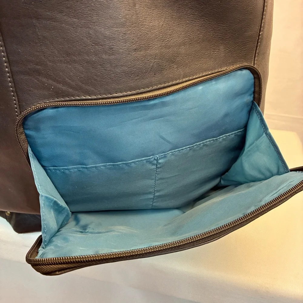 Solo NY Leather Executive Laptop Oversized Tote